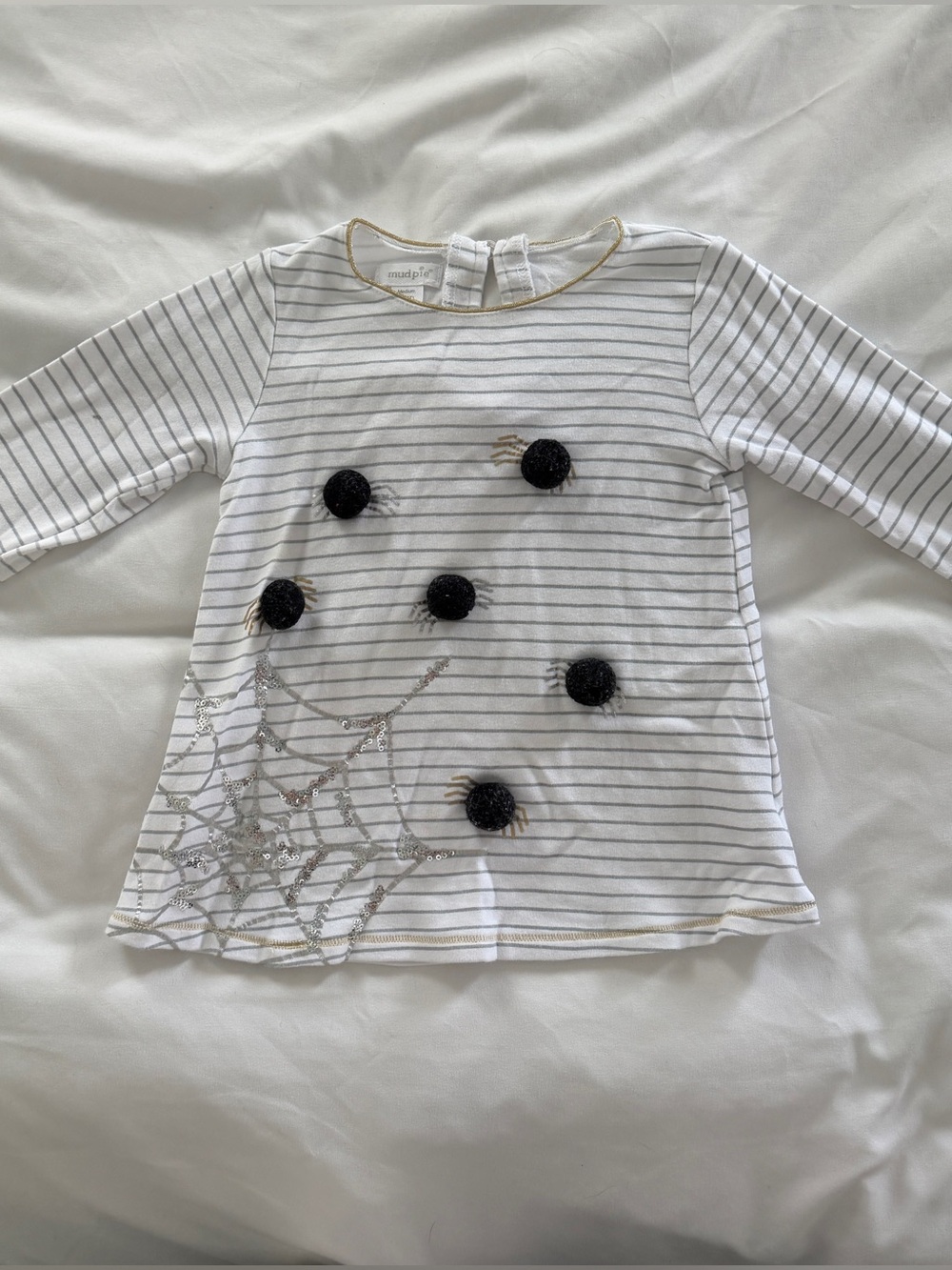 Mud Pie girls long sleeve Halloween tunic top